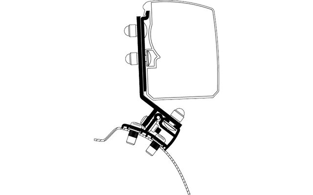 Thule Omnistor 3200 Markisenadapter PSA Minivan Fixed