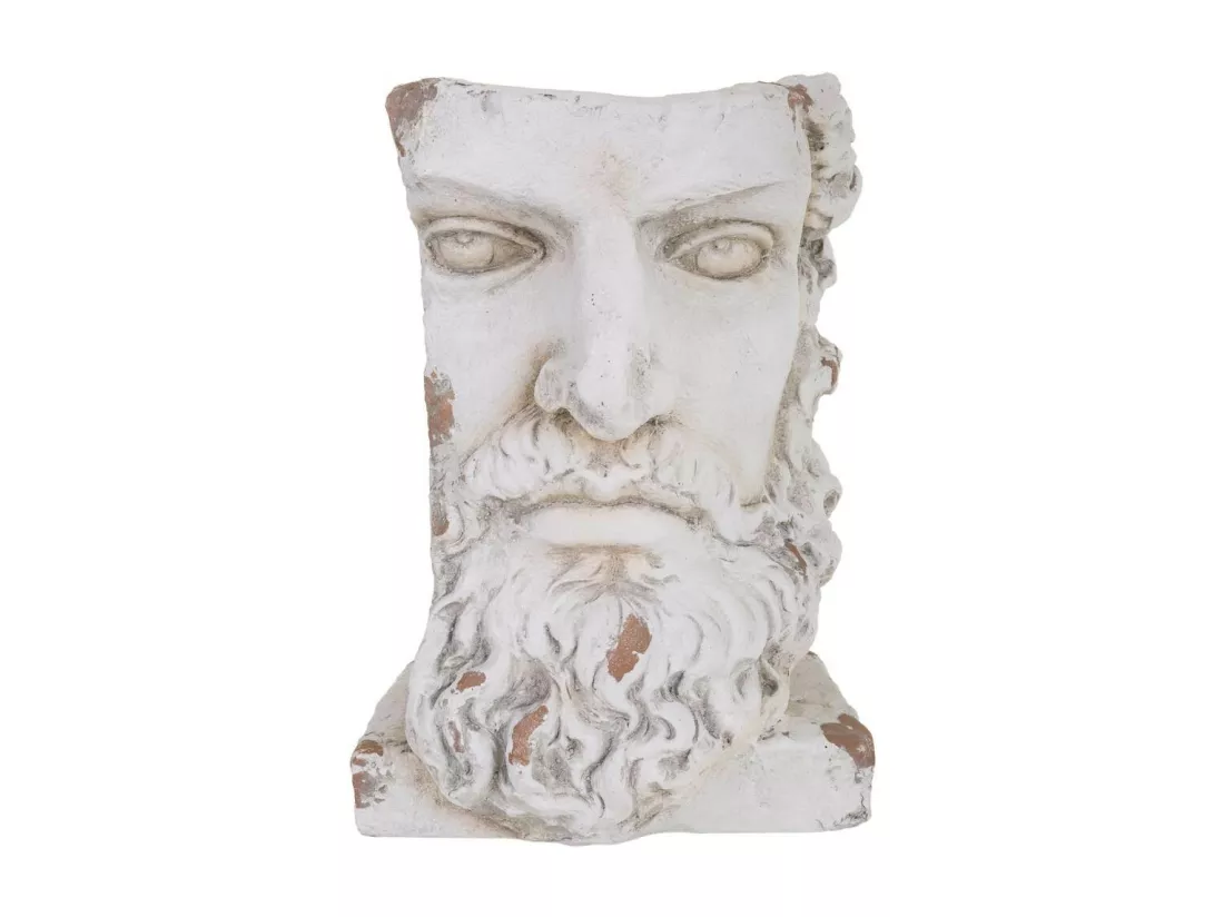 Pot de fleurs visage en magnésium 35x27x40h
