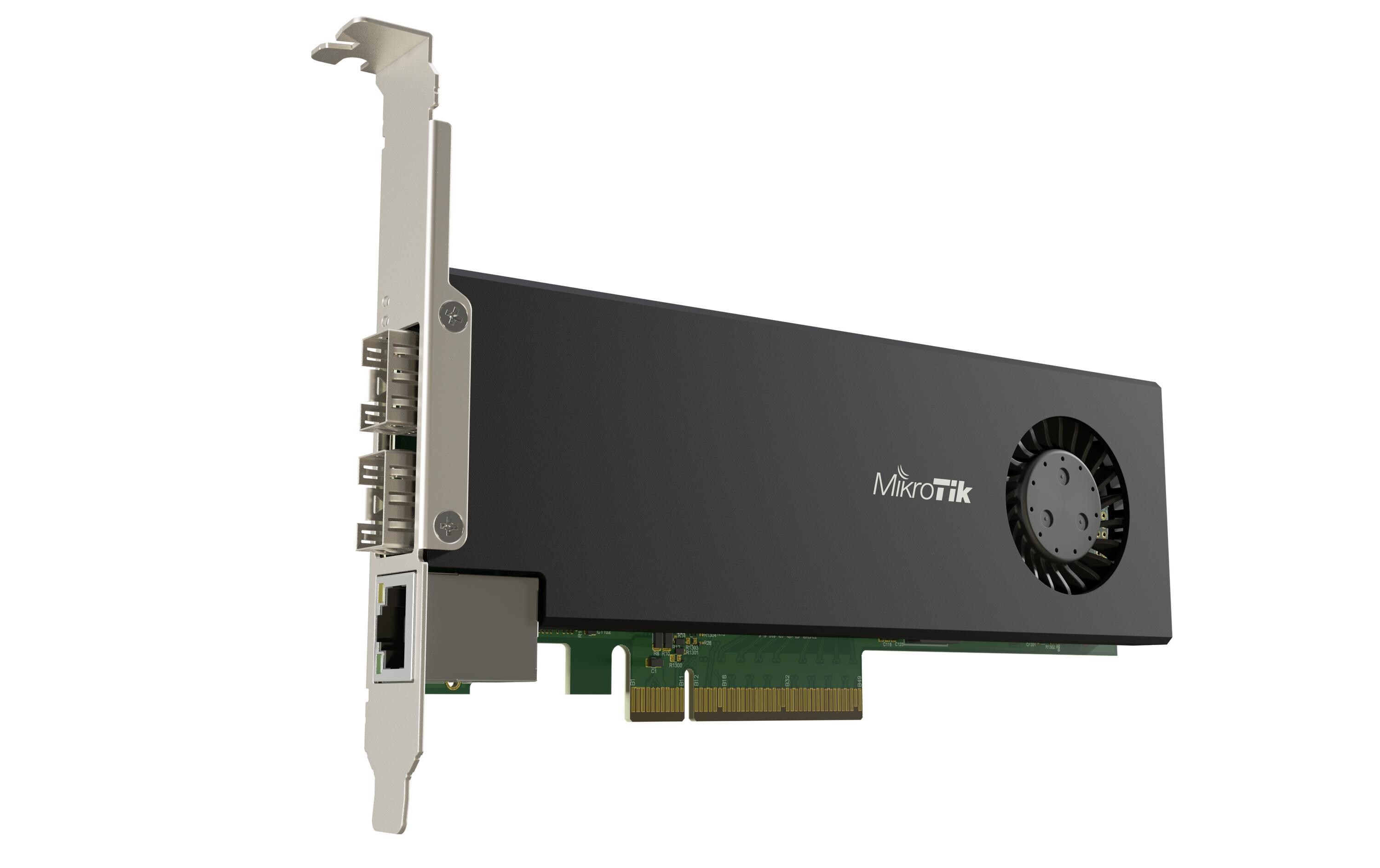 SFP28 Netzwerkkarte CCR2004-1G-2XS-PCIe PCI-Express x8<br>CCR2004-1G-2XS-PCIe