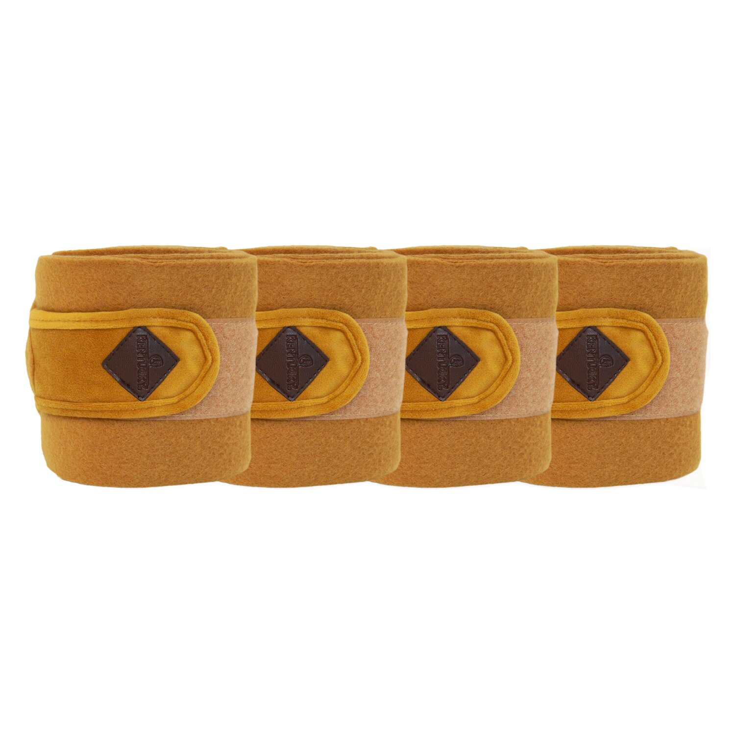 KENTUCKY Polar Fleecebandagen Velvet  - senf gelb