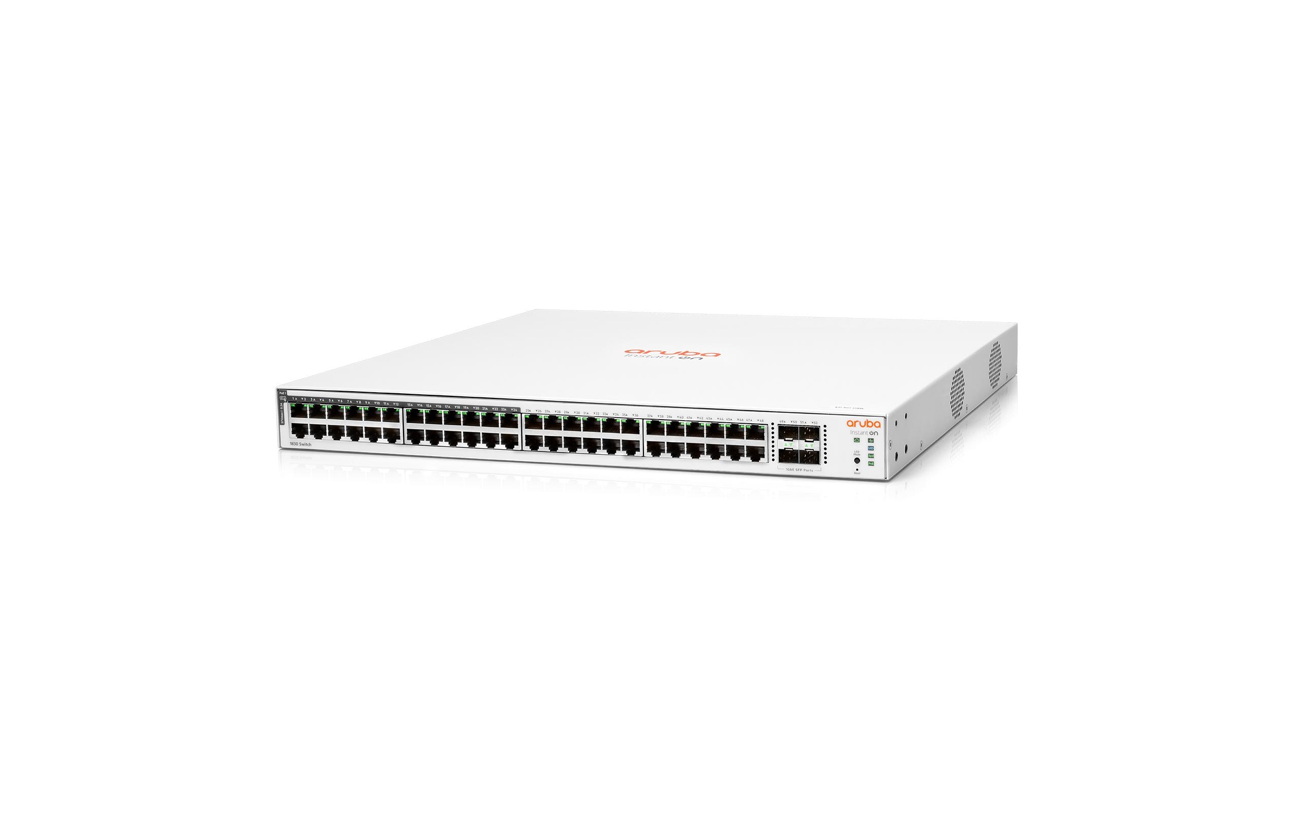 PoE+ Switch Aruba Instant On 1830-48G 52 Port<br>Aruba Instant On 1830