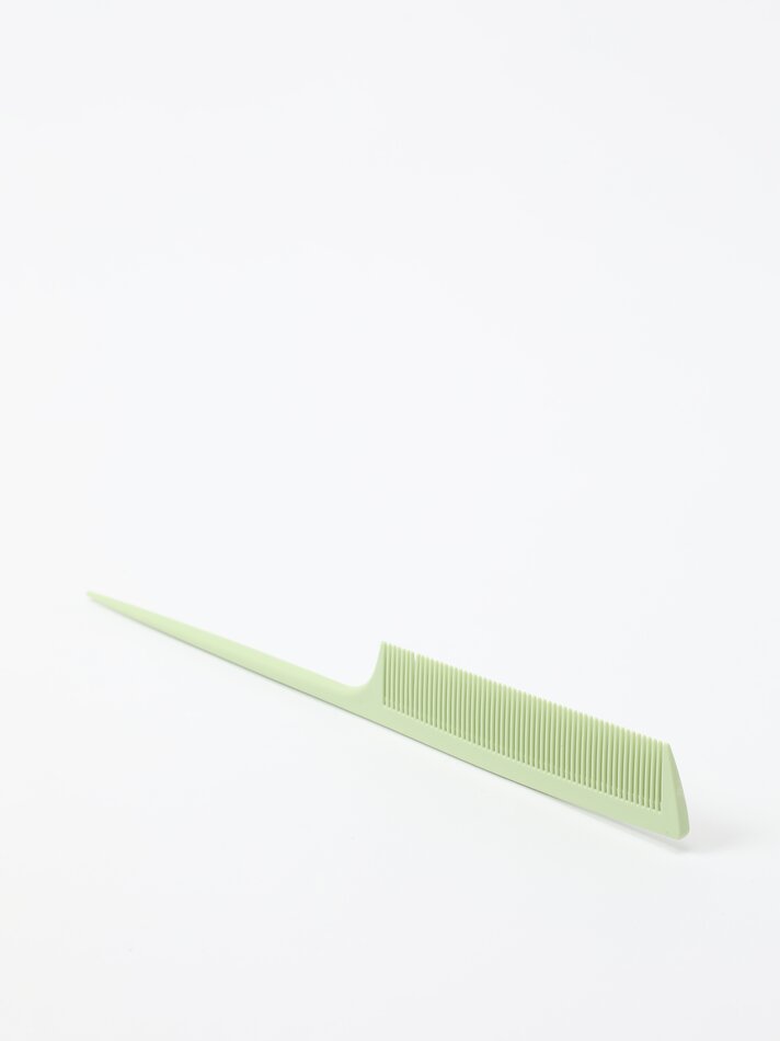 Pente fino para cabelos - Verde pistache