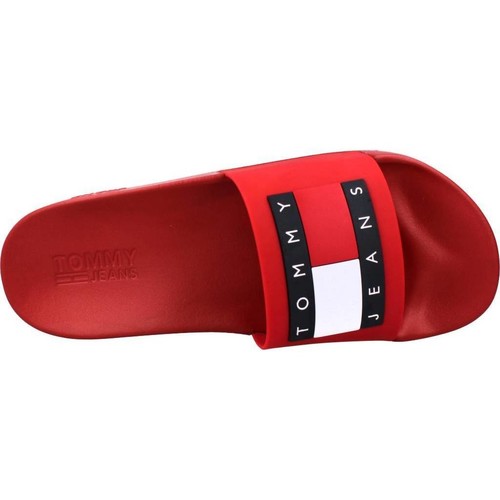 Tommy Jeans - MENS FLAG PO Rojo