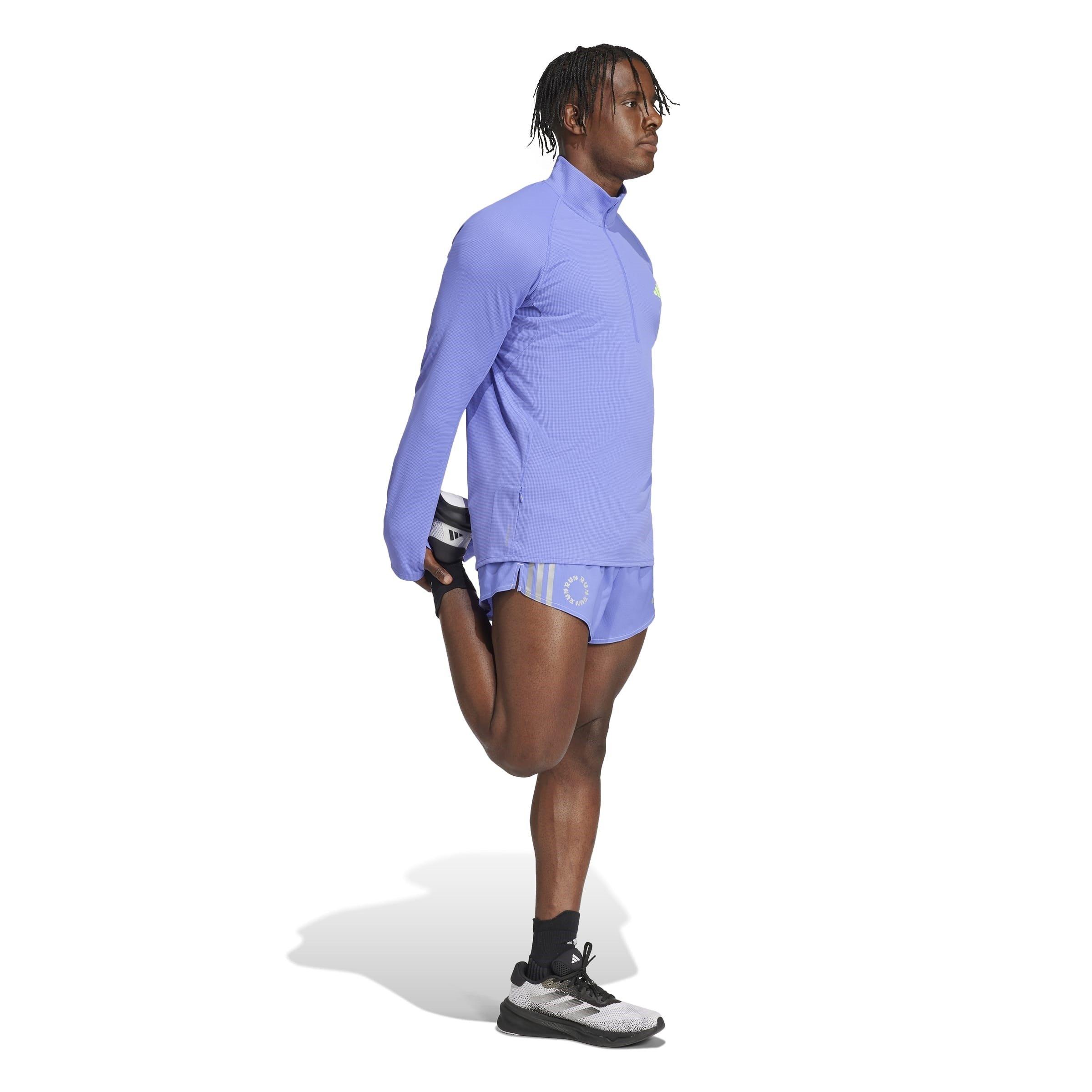adidas Adizero RunningquarterZip Long Sleeve Top Mens