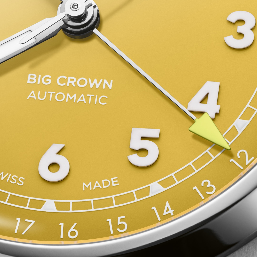 Oris Big Crown Pointer Date 40 Sonnengelb