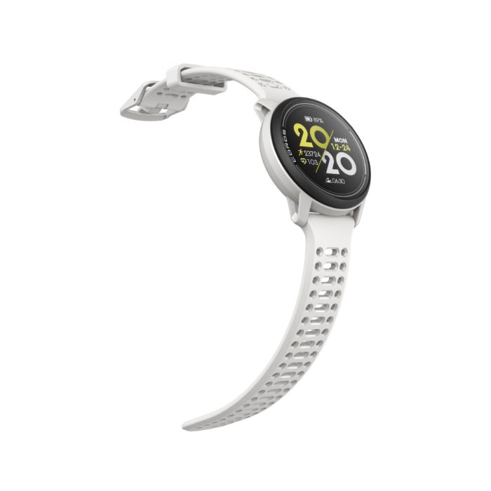 Coros Unisex Ure Pace 3 (Silicone Band) Hvid