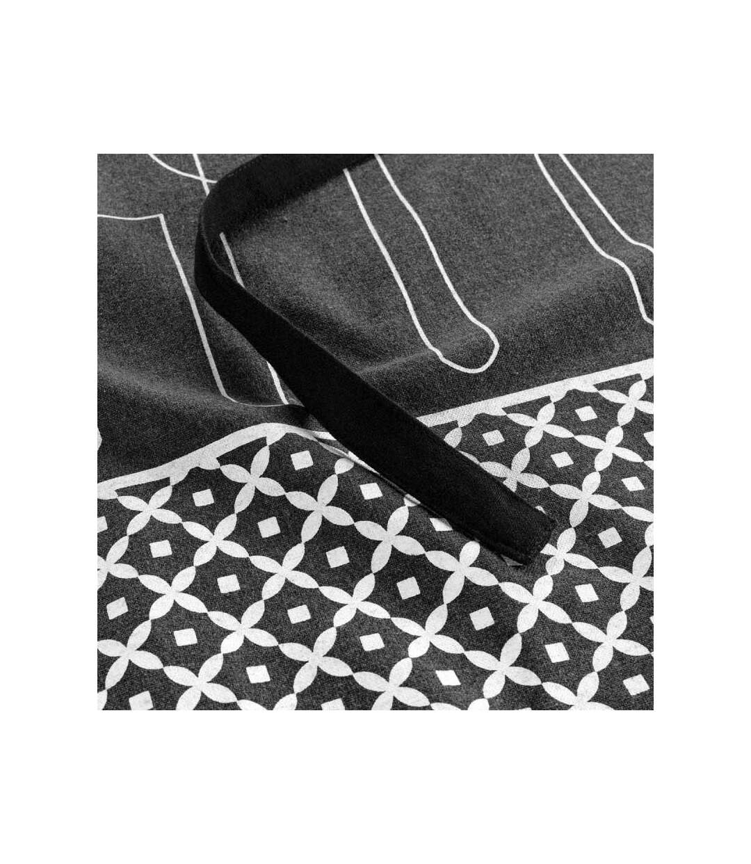 Tablier en Coton Recyclé Cuisiline 84cm Anthracite