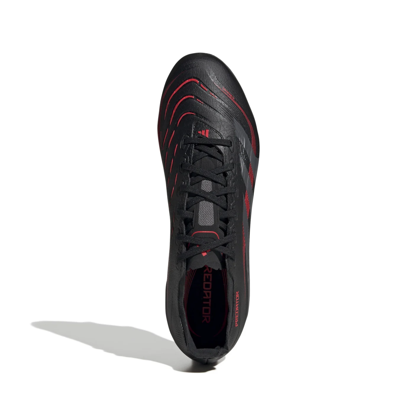 Adidas Predator League Gras / Kunstgras Voetbalschoenen (MG) Zwart Grijs Rood