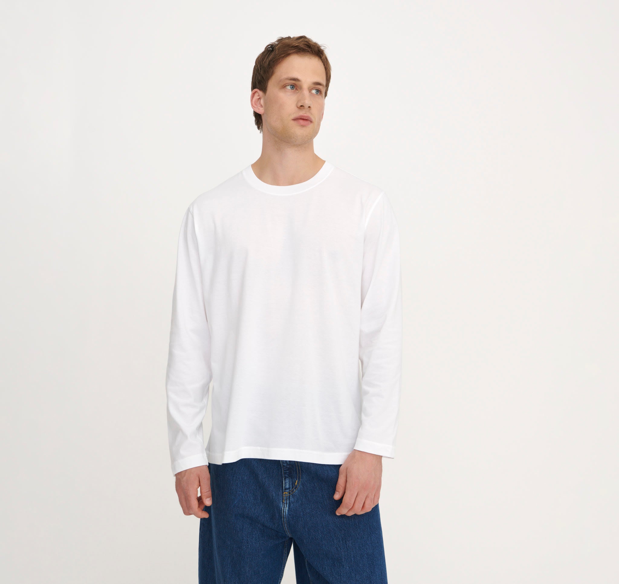 ORGANIC COTTON<br>True Boxy Fit Long Sleeve Tee