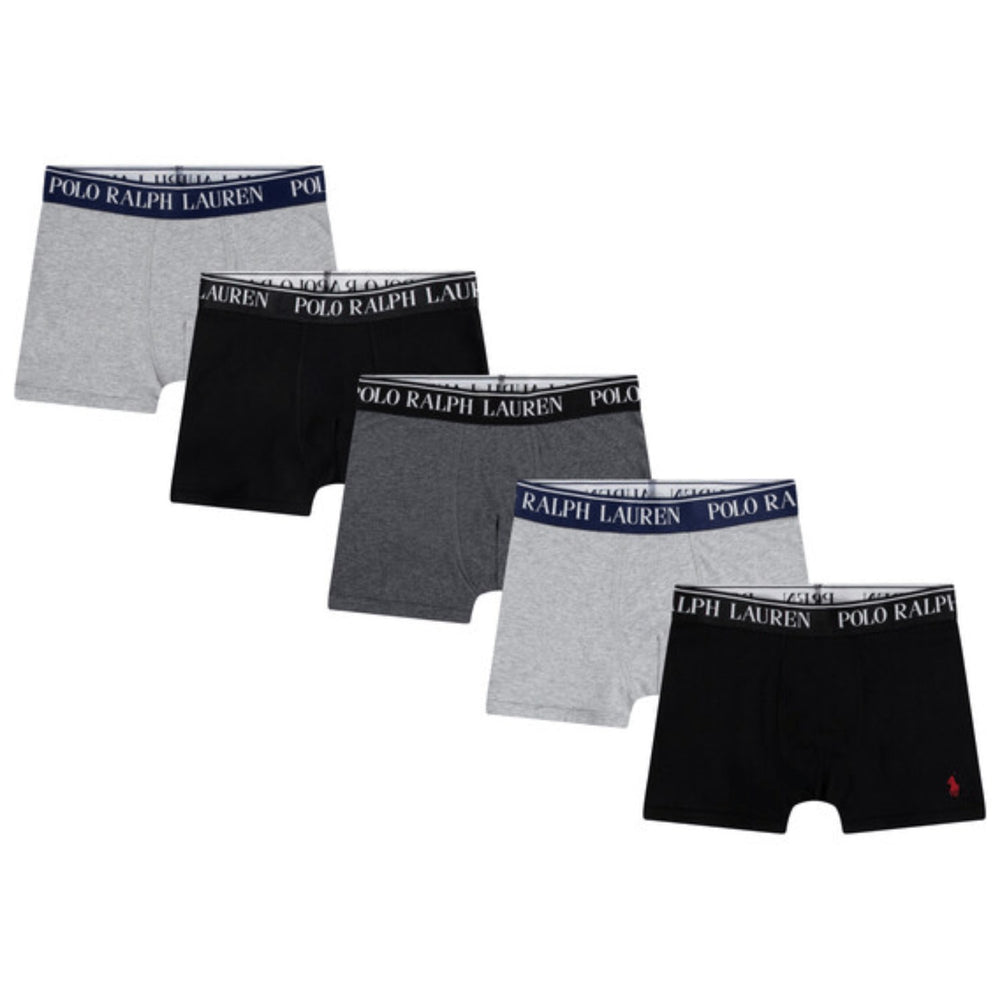 Køb Polo Ralph Lauren Andover Heather Bomuld Stretch 5Pk Boxer