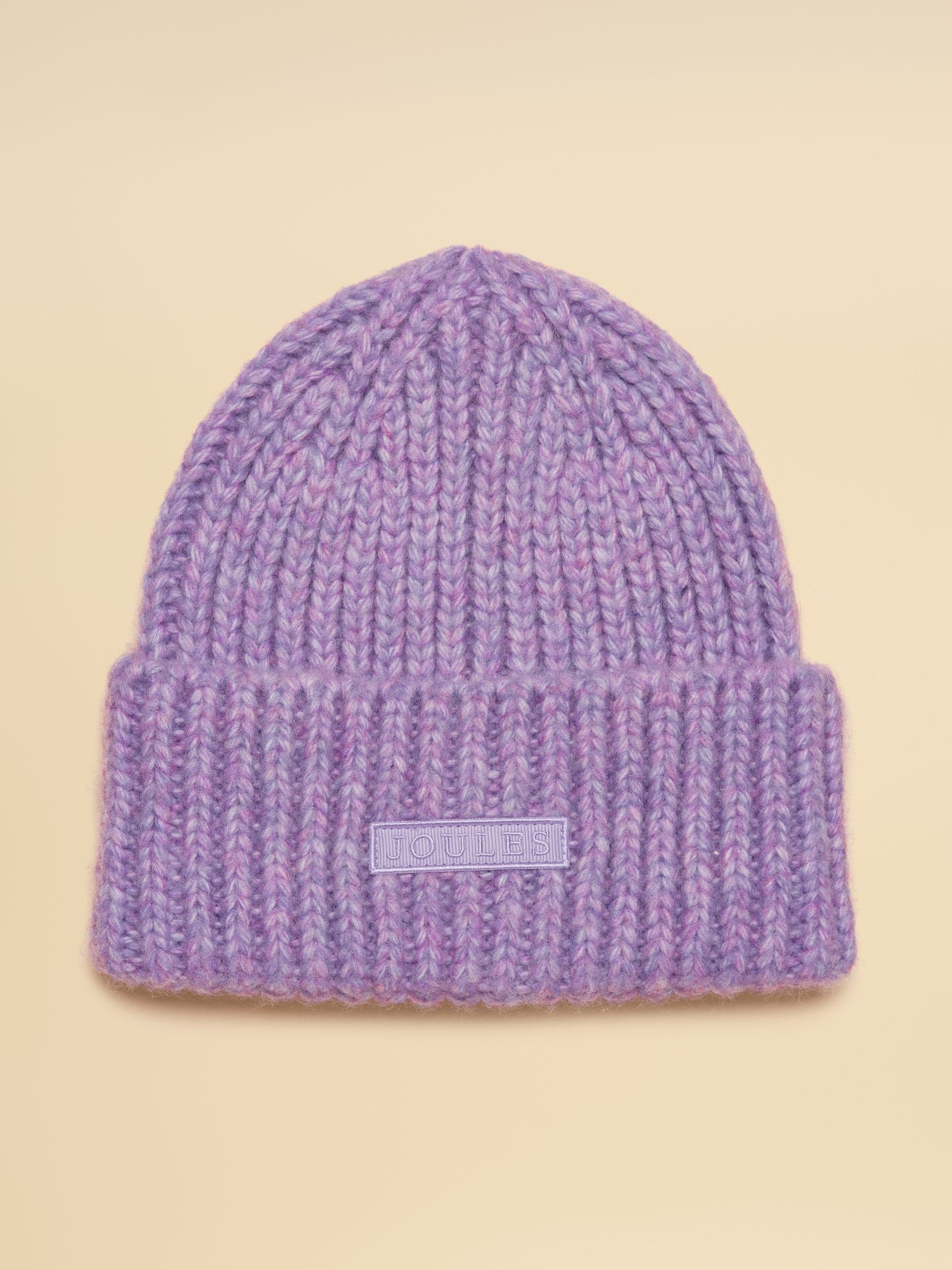 Paars - Joules Rosa beanie-muts