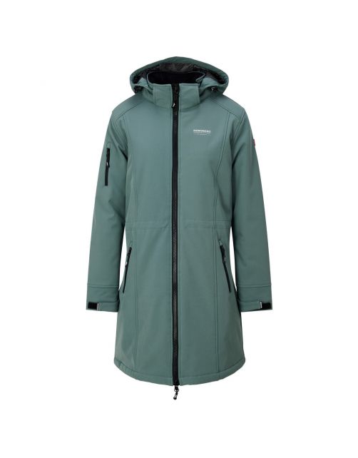 Nord Berg Padded Softshell Gitte Dames Lichtgroen - Vrijetijdskleding
