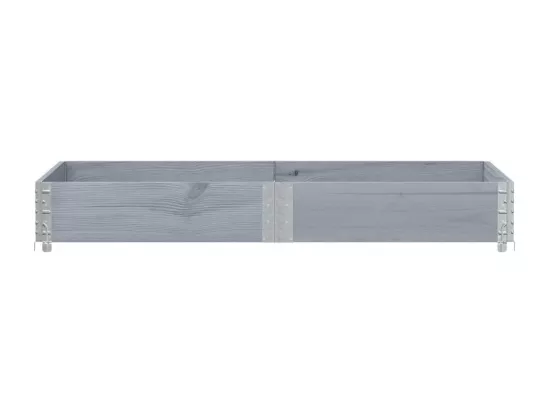 Jardinière bac lit surélevé bois marron 150 x 50 x 45433 cm 02_0037433