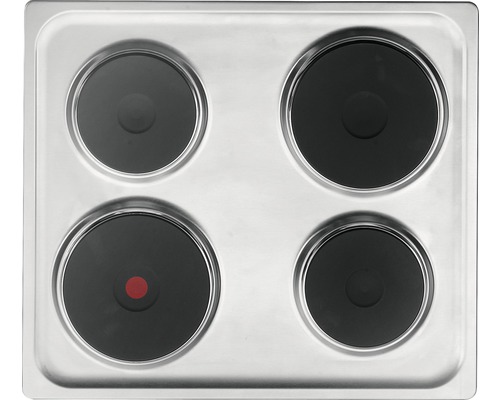 RVS kookplaat Amica 58 x 51 cm 4 kookzones EM 724 000 E