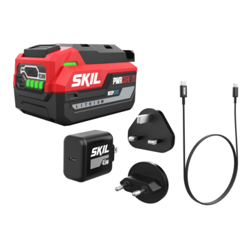 SKIL 20V startset accu 4.0Ah USB-C   PD-lader 3145AA
