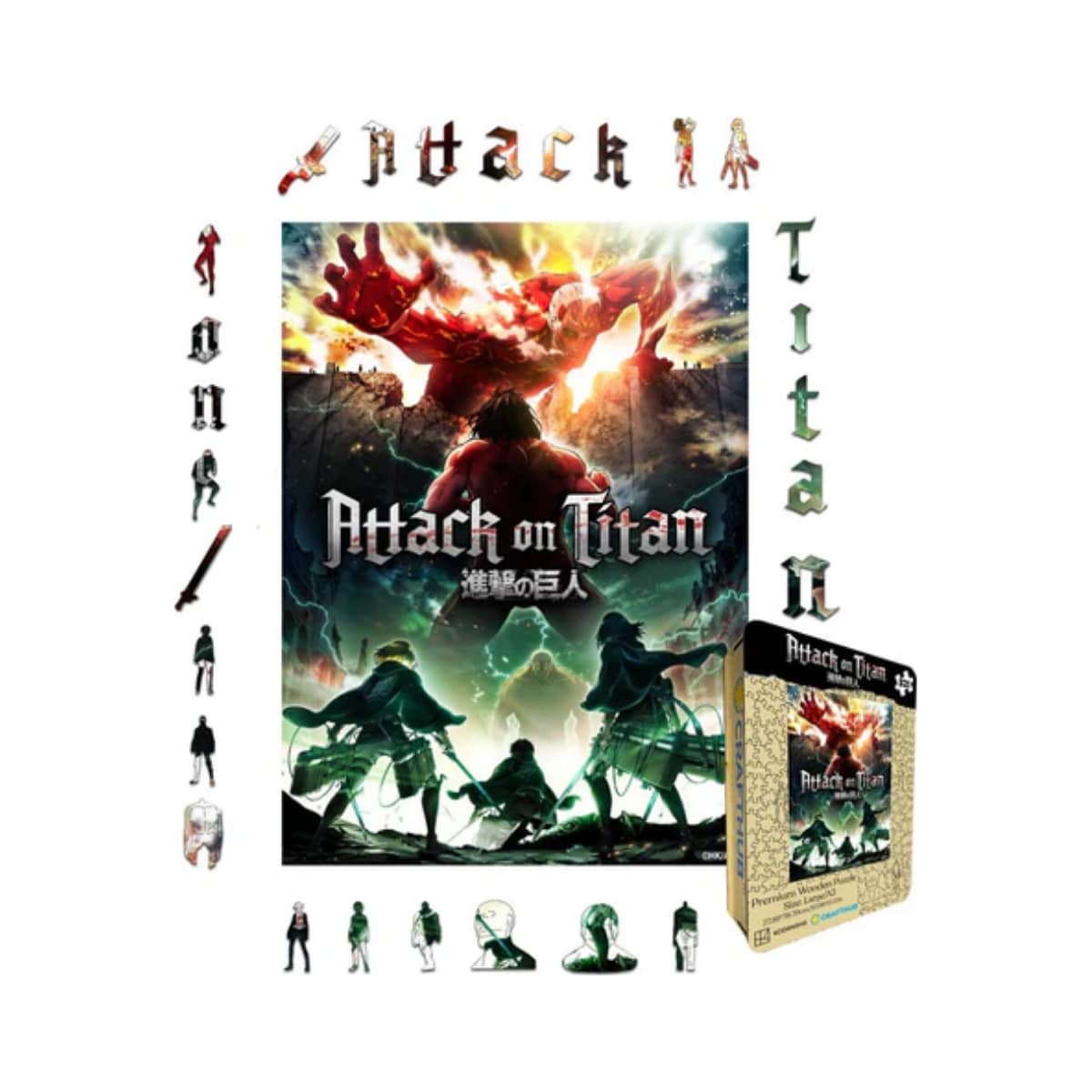 Crafthub Attack on Titan puslespill (Final Battle Assault on Trost)