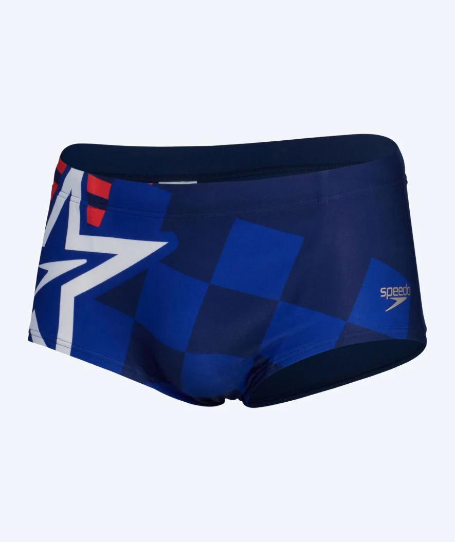 Speedo trunks til mænd - Placement Digital - Blå/rød