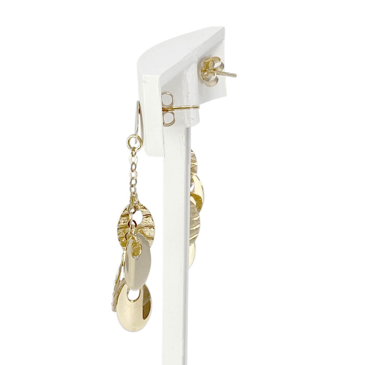 Boucles d'oreilles d'occasion or 750 jaune