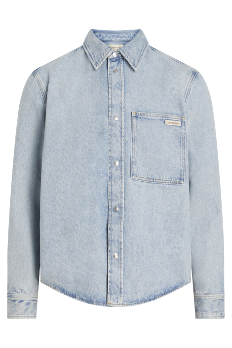 Calvin Klein blauwe heren overhemd
