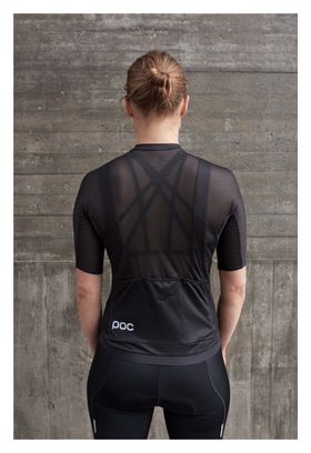 Maillot Manches Courtes Femme Poc Air Uranium Noir