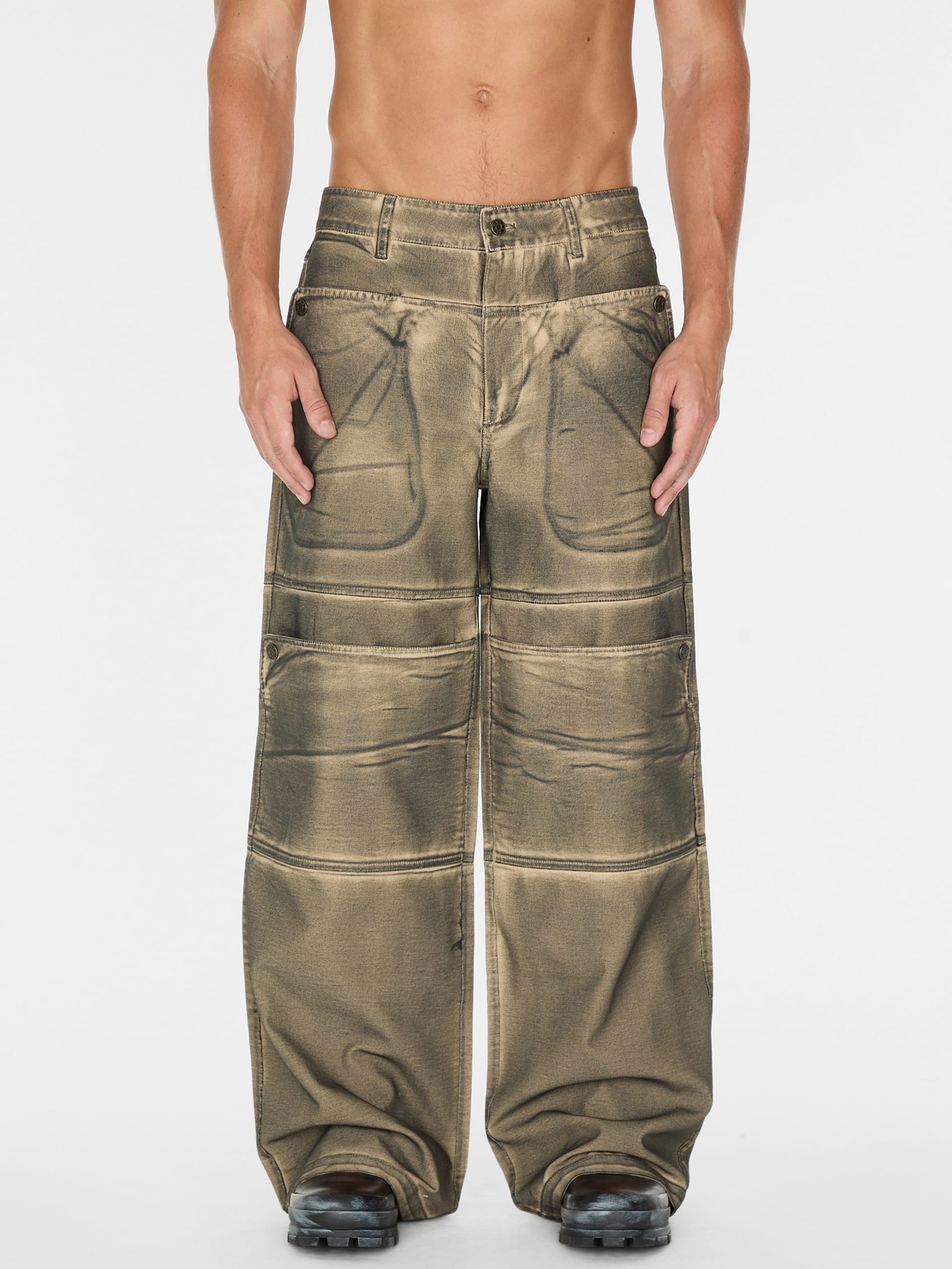 calça cargo estampada