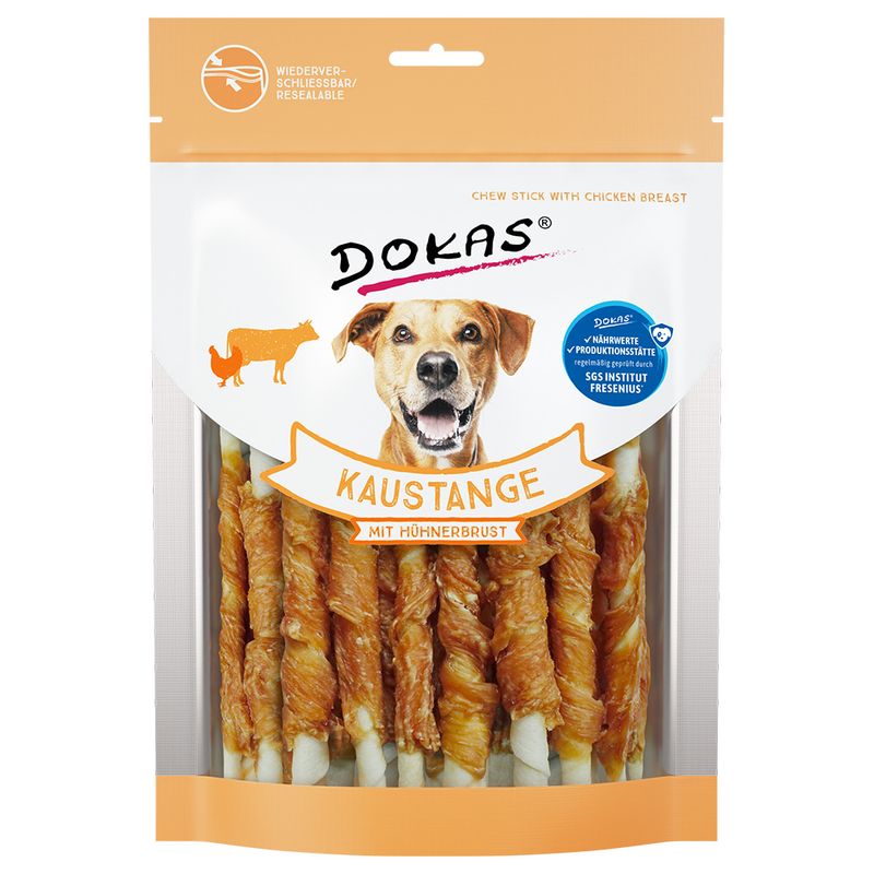 Bâtonnets enrobés Dokas, blanc de poulet