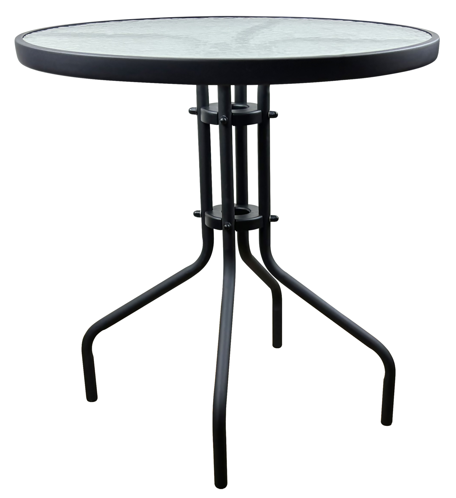 3-teiliges Balkonset GALONA - schwarz - stapelbar