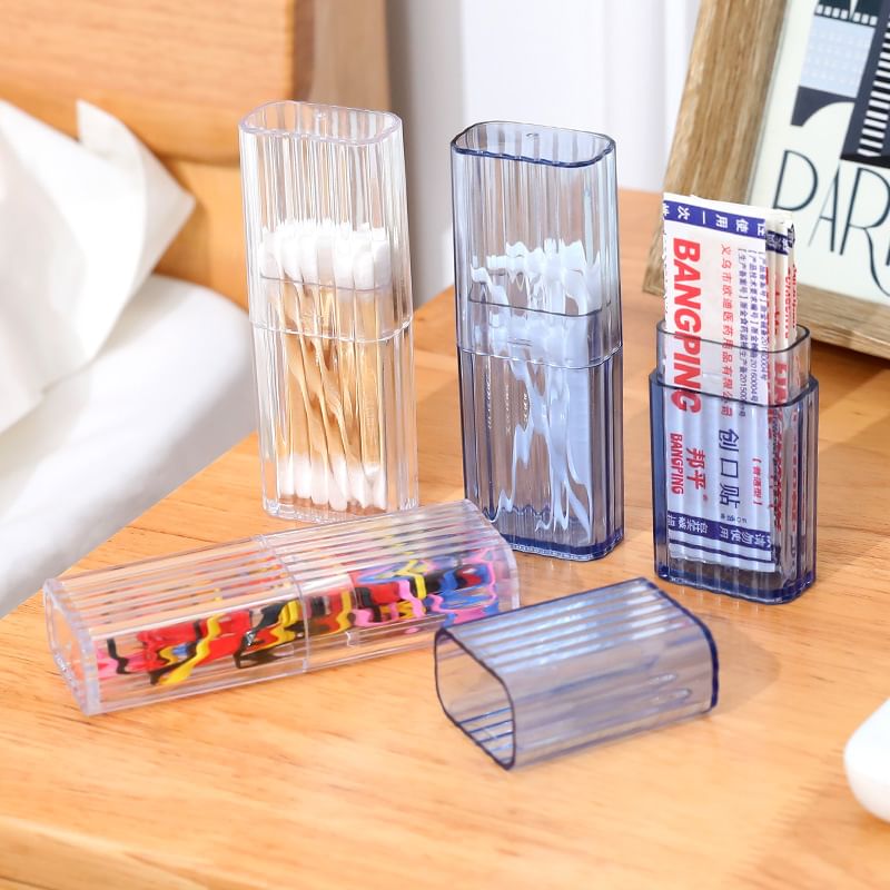 Eranso - Transparante plastic kleine opbergkoffer