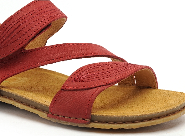 El naturalista nu pieds plats femme panglao n5810 rouge