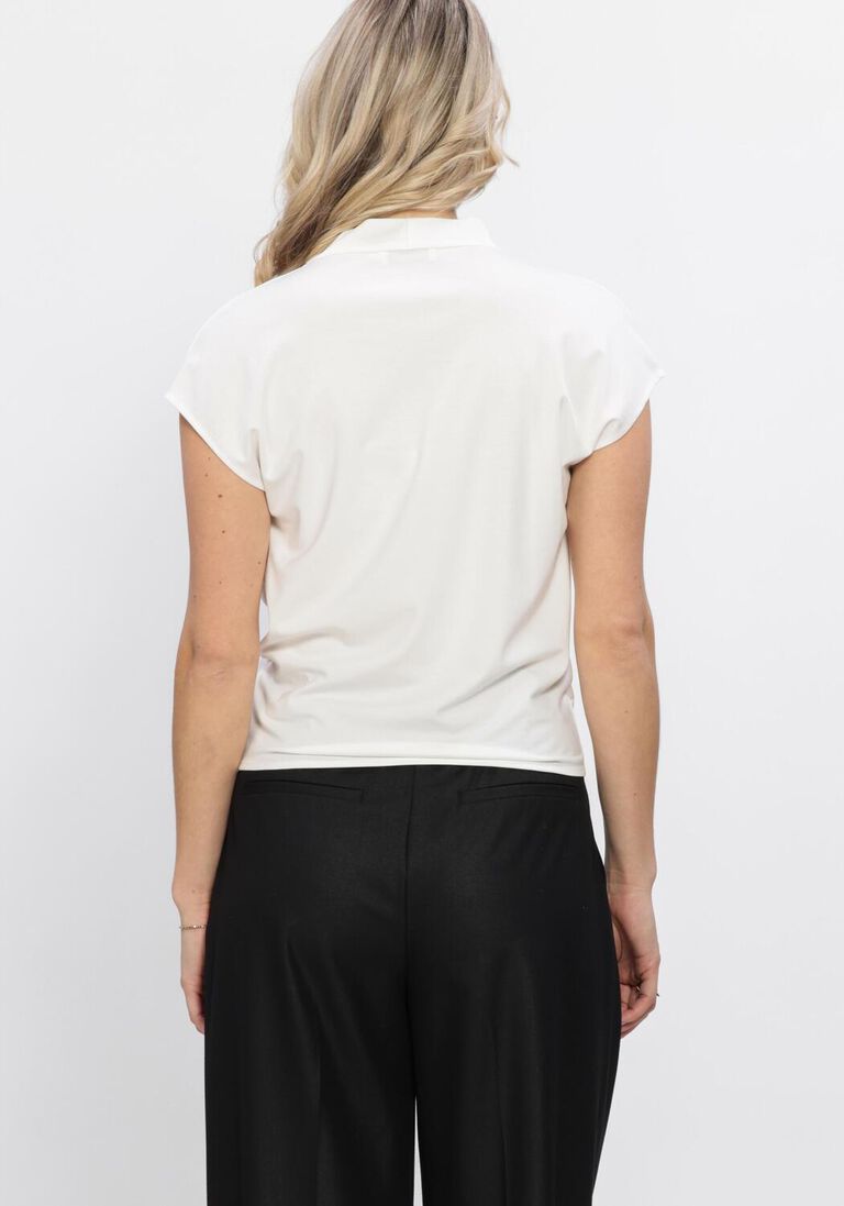 gebroken wit knit-ted vest jet