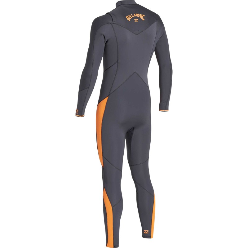 Combinaison Billabong Furnace Absolute 5/4mm FrontZip 2020 - black sands - The Corner Shop