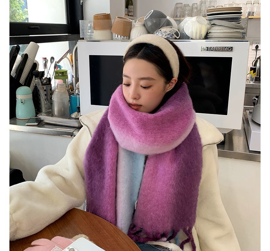 Combon - Sherpa Fleece Gradiënt Sjaal