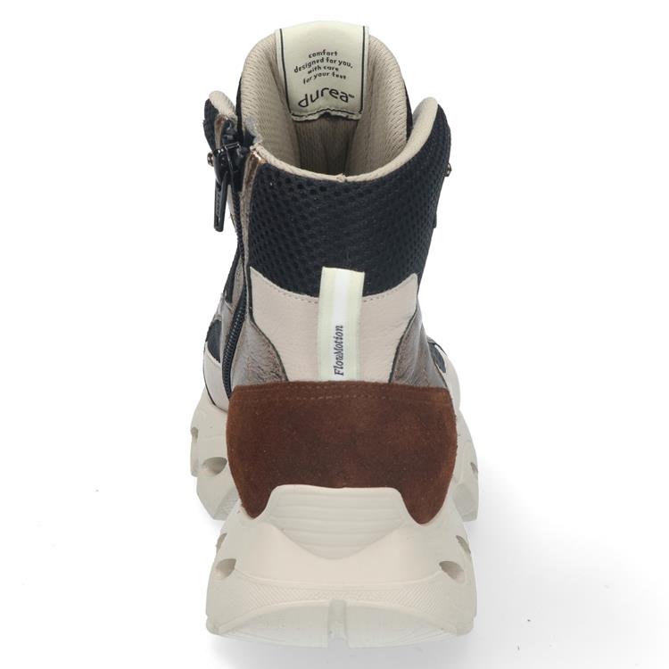 Durea 9831 wijdte H CHAMPAGNE/ZWART/COGNAC