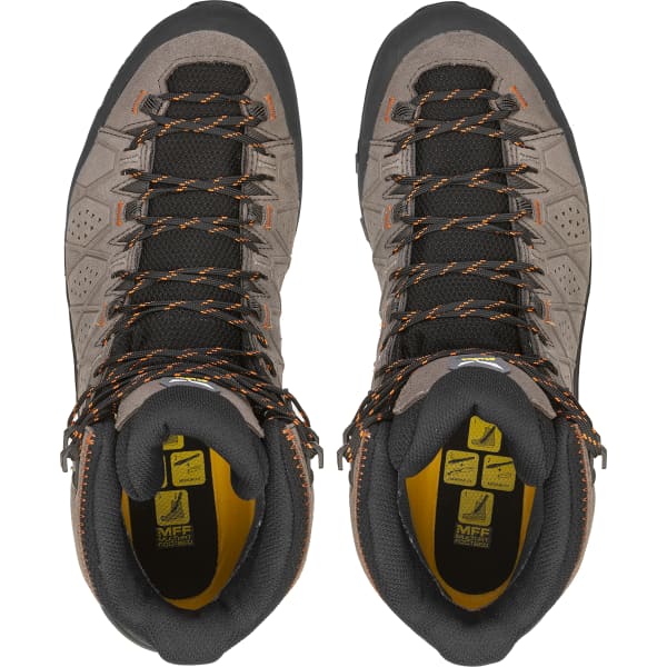 Chaussure de randonnée mid SALEWA MS ALP TRAINER 2 MID GORE-TEX WALLNUT/FLUO ORANGE