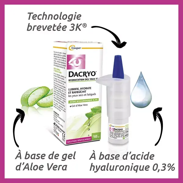 Dacryo Hidratação para Olhos Secos e Cansados 10ml