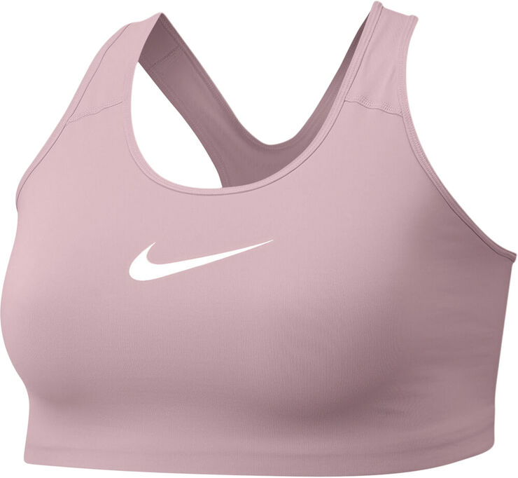 Nike Swoosh Medium Support Sports Bh Plus Size Pink