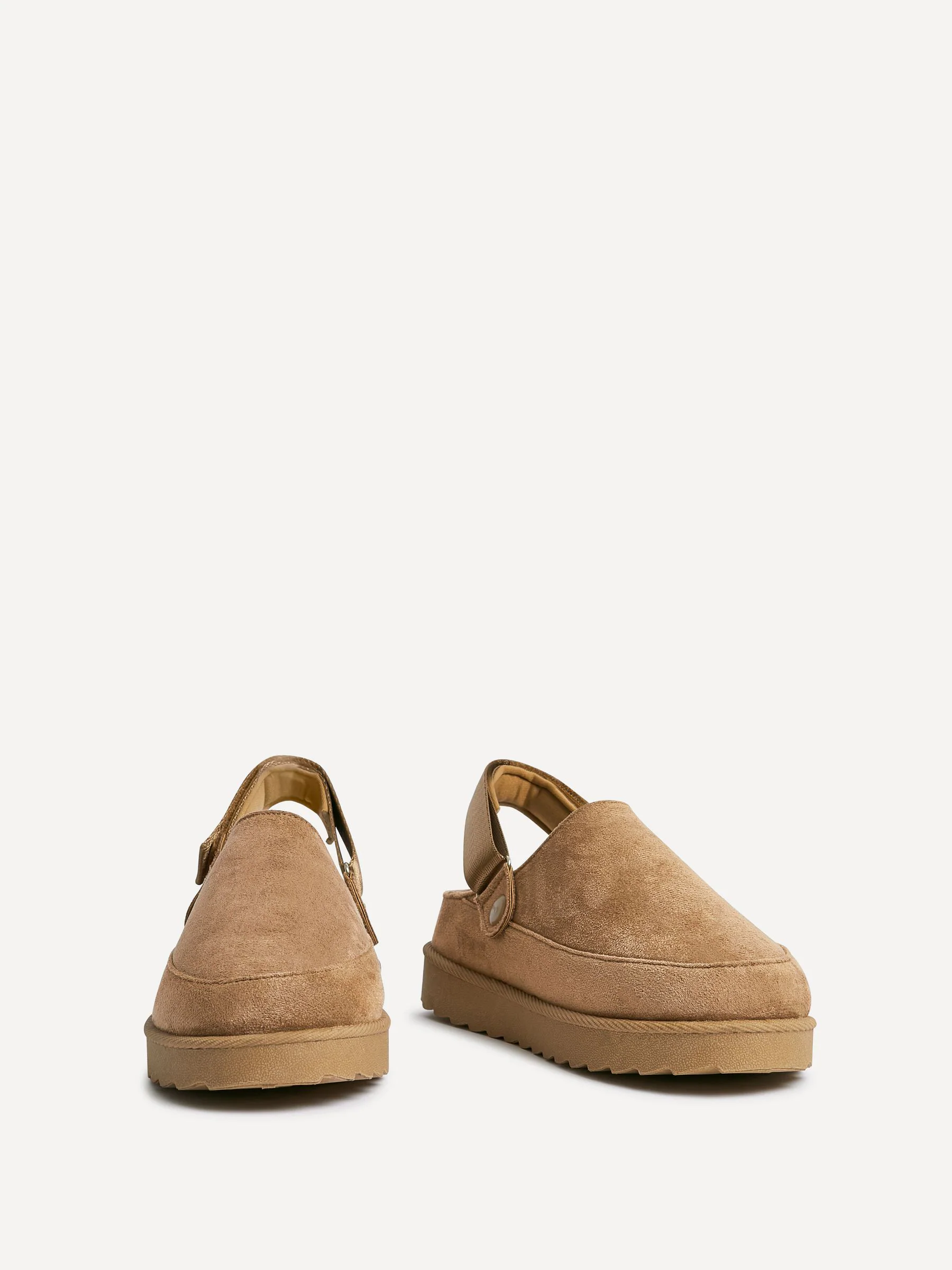 Bruin - Linzi Teddy Slip-On Slingback Clogs