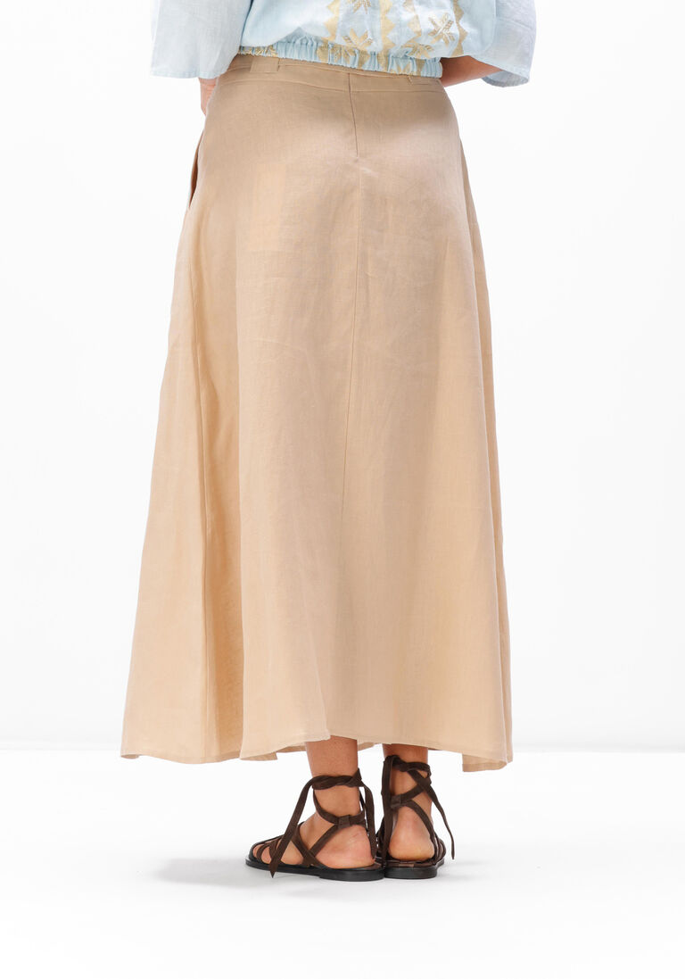 beige greek archaic kori rokken s26k-1002026