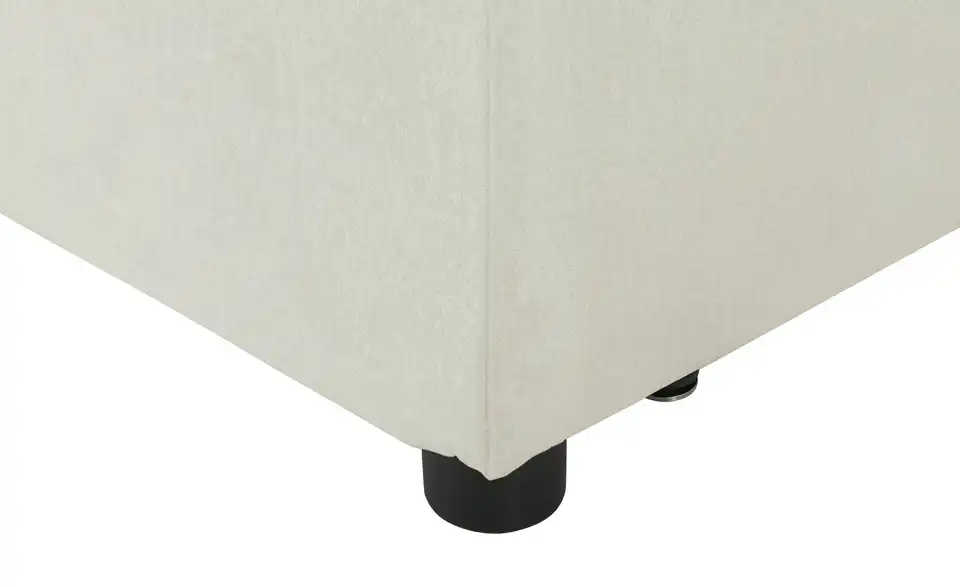 Element Branna Beige Samt mit Armlehne links