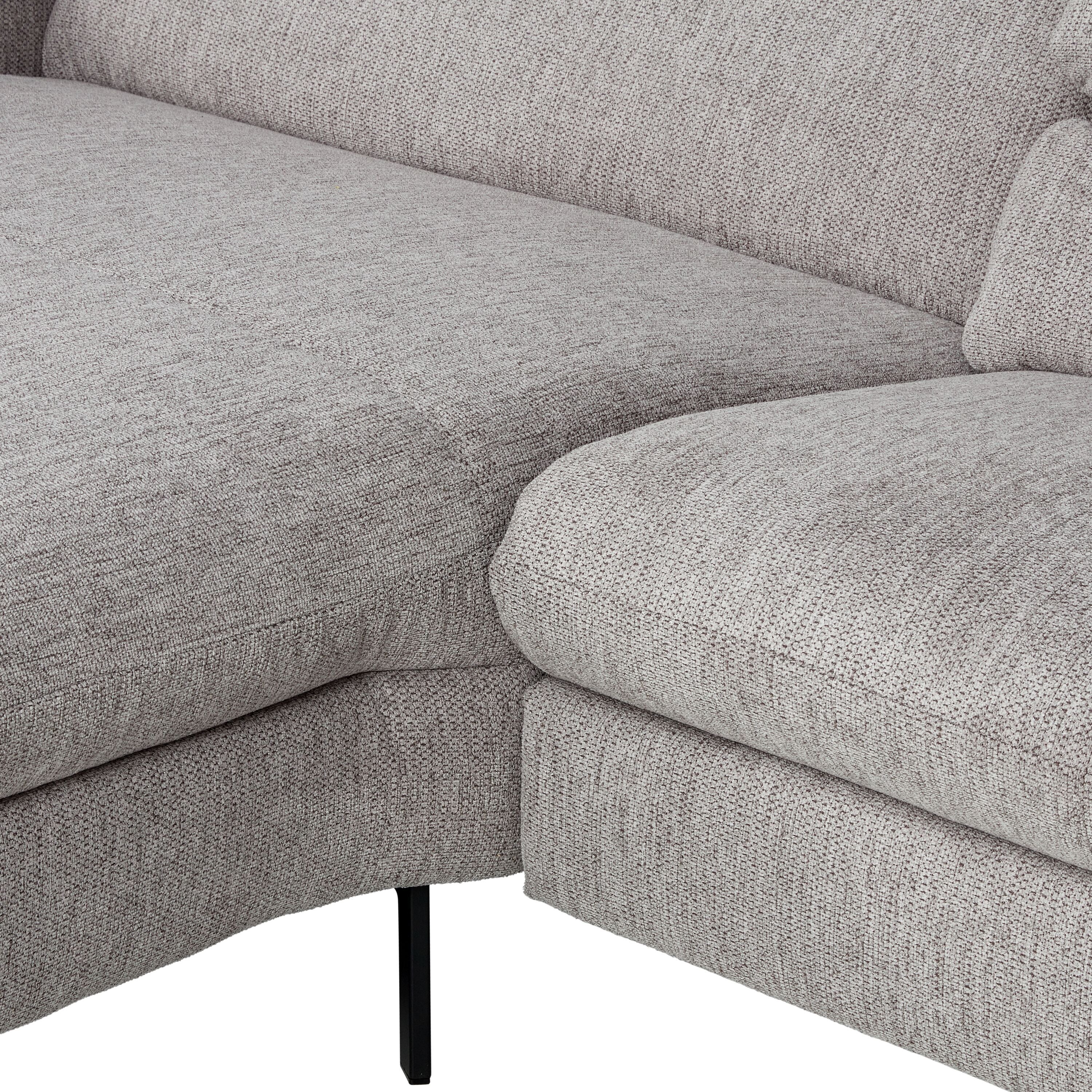 SEBO Ecksofa - Grau / B: 284.0 cm x T: 161.0 cm x H: 84.0 cm