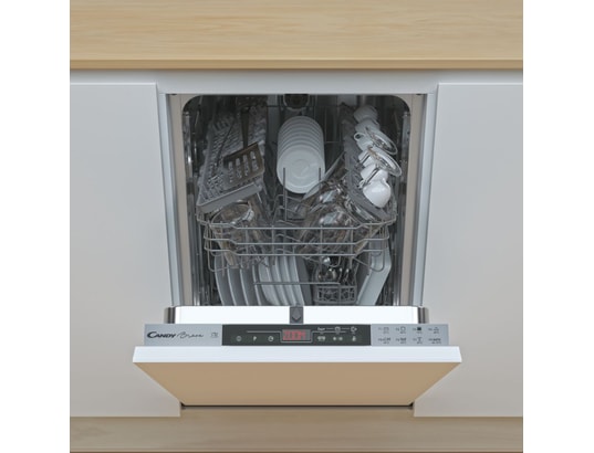 CANDY - Lave vaisselle tout integrable 45 cm CDIH 2T1047, 10 couverts, 8 programmes, 47 db