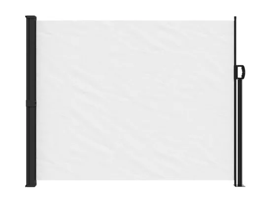 Auvent latéral rétractable blanc 170x300 cm