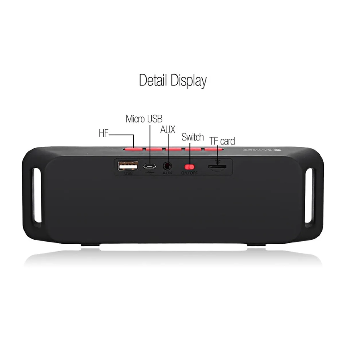 Universal Enceinte extérieure Bluetooth - Rouge