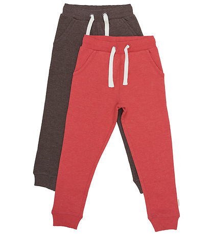 Minymo Jogginghosen - 2er-Pack - Tomatenpüree