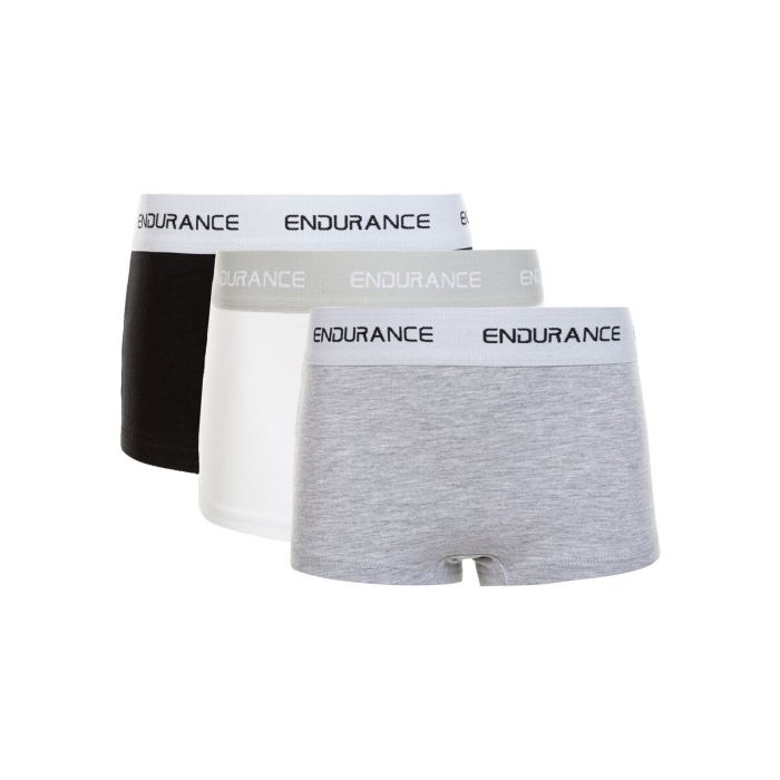 Endurance Junior Undertøj og basislag Wibow Hot Pants 3-Pack Hvid