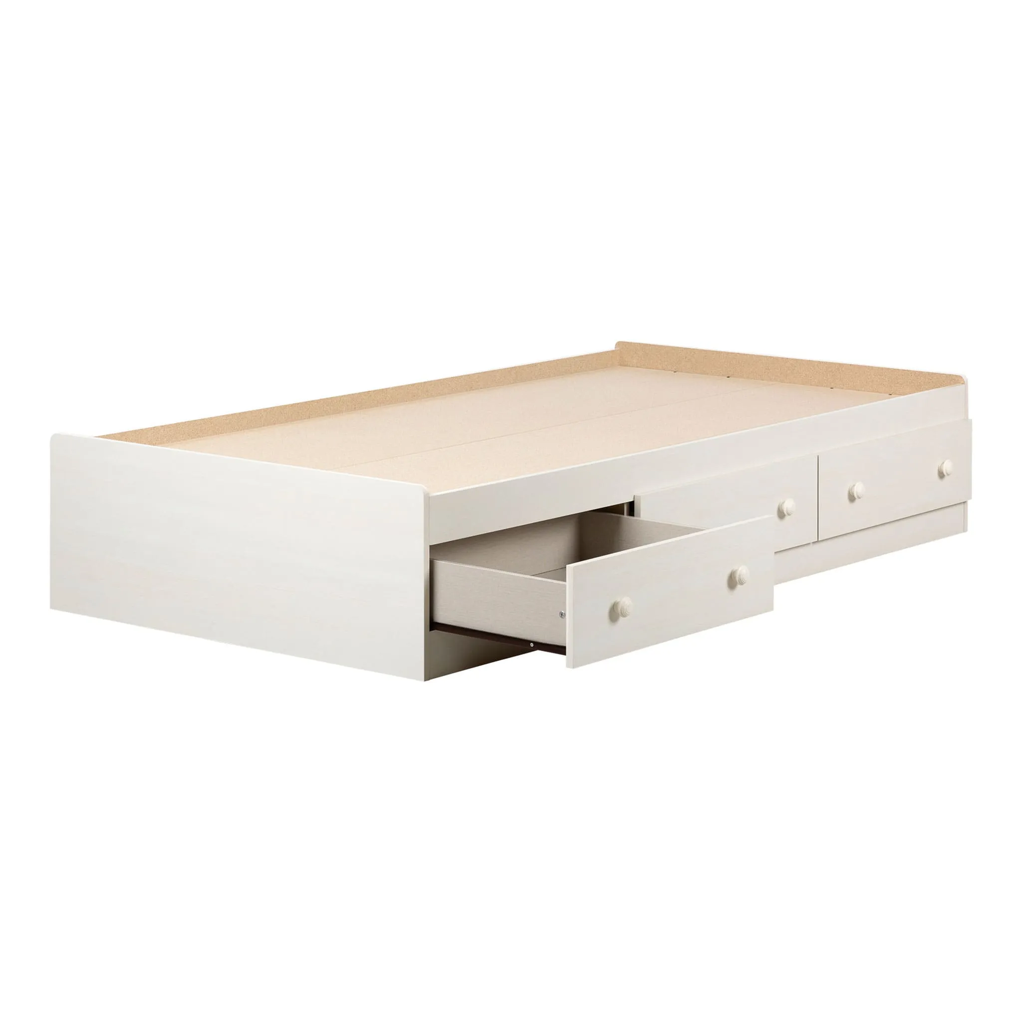 South Shore Lit Matelot 3 Tiroirs - Summer Breeze Blanc antique