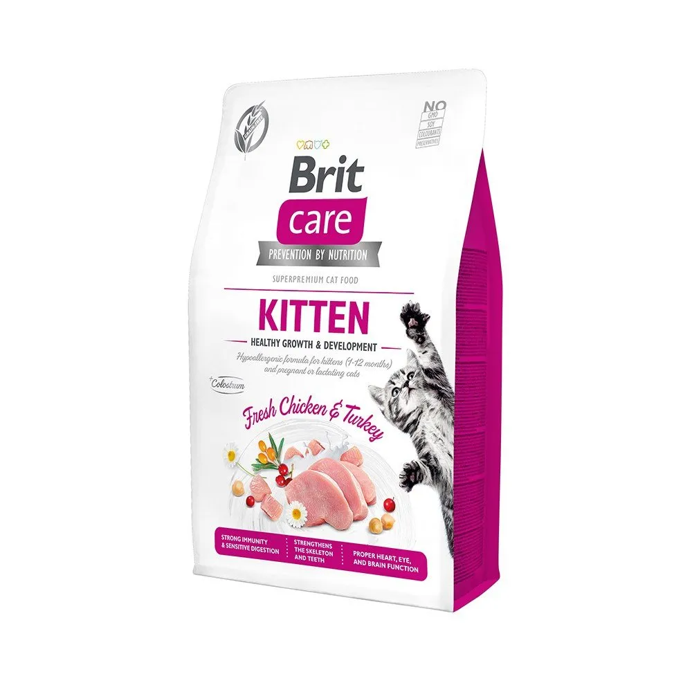 Brit Care Cat GF Kitten Healthy Growth Development 2kg