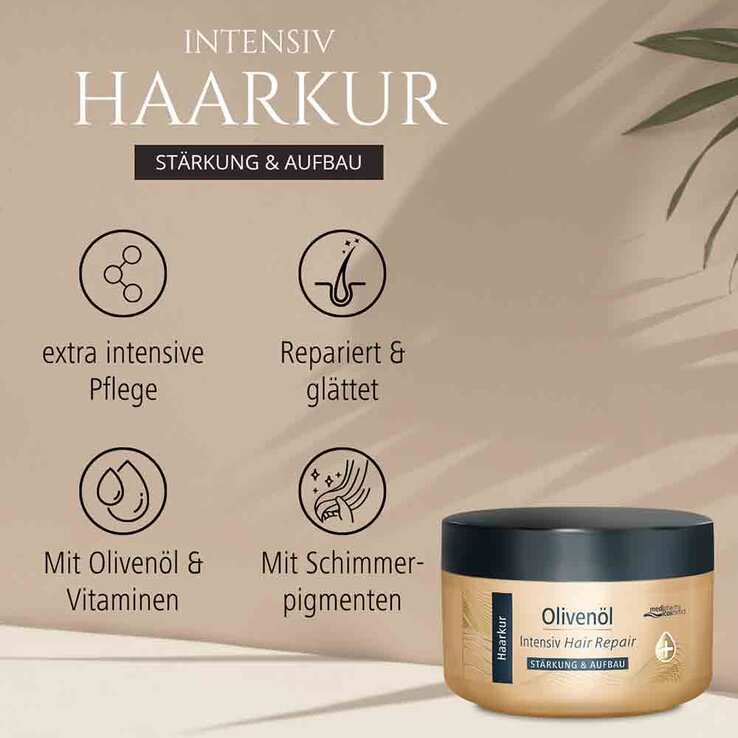 Olivenöl Intensiv Hair Repair Haarkur, 250 ml