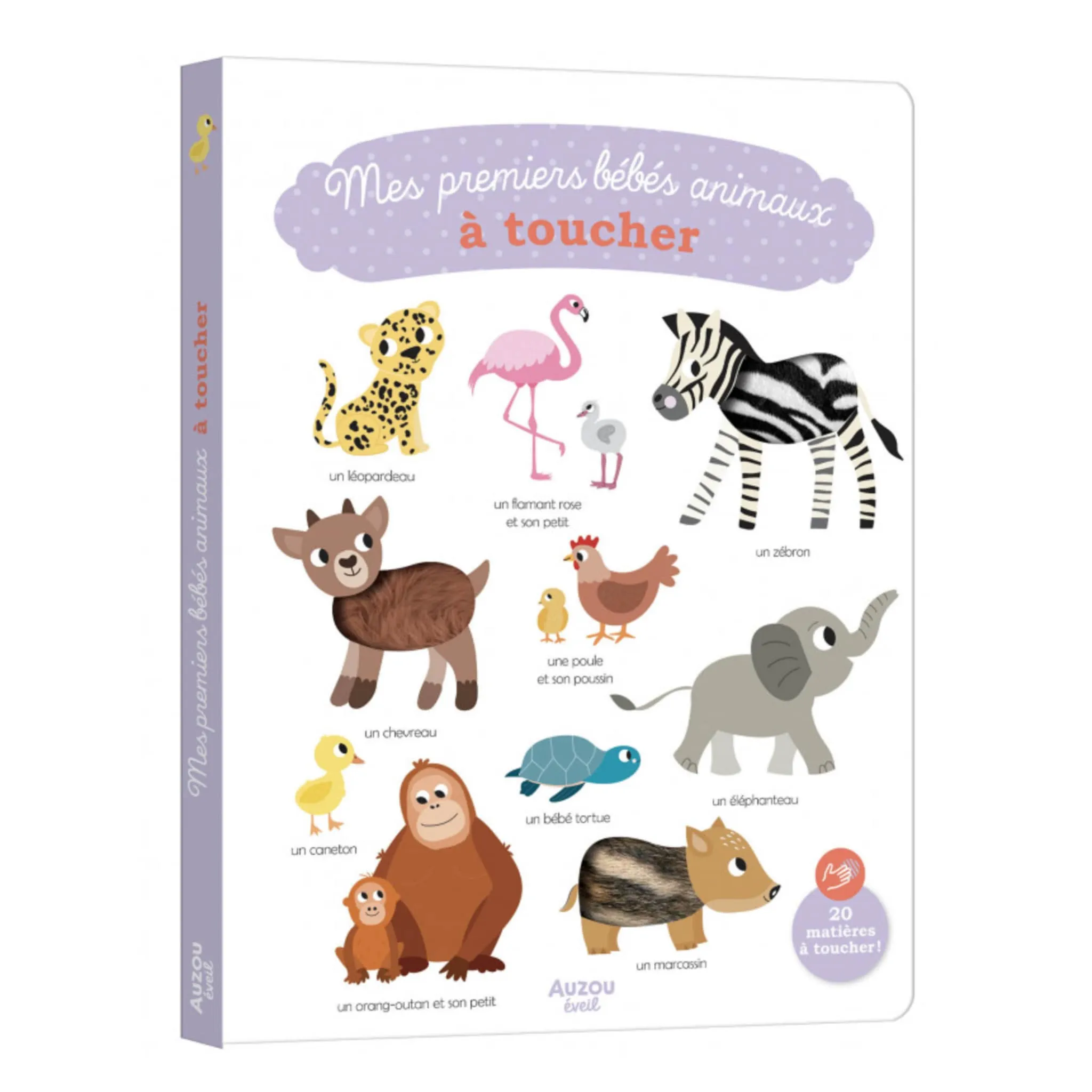 Auzou Mes Bébés Animaux À Toucher