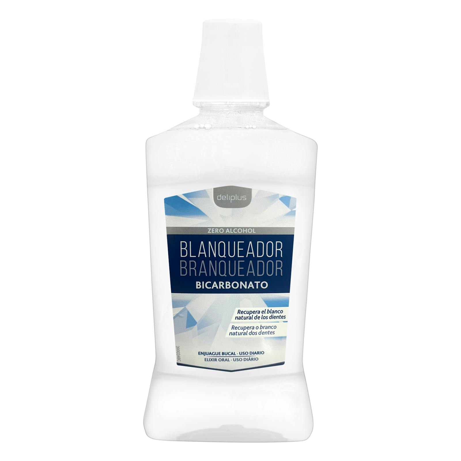 Bain de bouche blanchissant au bicarbonate sans alcool Deliplus